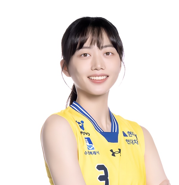 사진 설명/배구선수 김다인. 출처/현대건설 배구단 홈페이지.