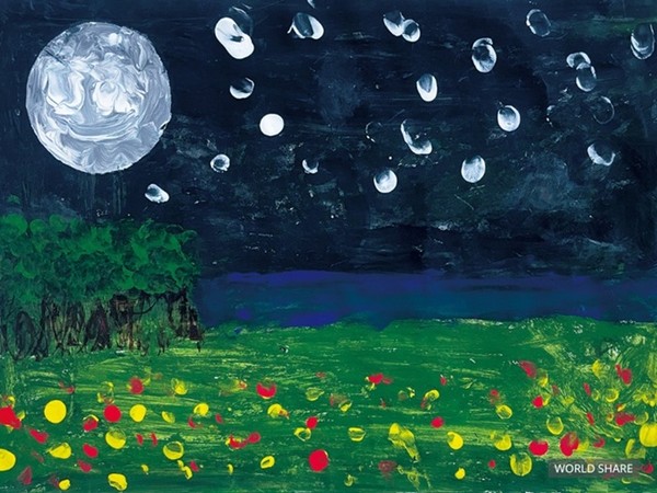 사진 설명/몽골 소중한 진주 그룹홈 아동이 그린 ‘그룹홈은 별이다’.